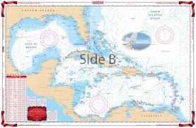 Waterproof Charts Caribbean Sea Gulf Of Mexico Nautical Marine Charts