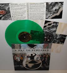 A Day To Remember What Separates Me From You Download A Day To Remember What Separates Me Lp Record Green Vinyl With Lyrics Booklet A Day To Remember Vinyl Records