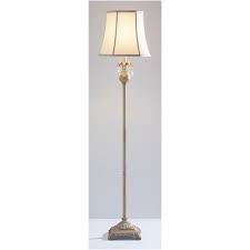 Topped with a white drum lamp shade that completes the chic and edgy stylish look. Cream Shabby Chic Floor Lamp Novocom Top