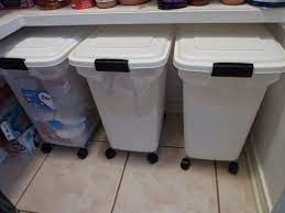 Select models are also available with casters, making them great for larger. Kimmy S Kitchen Some Of My Favorite Food Storage Items Dog Food Storage Containers Flour Storage Kitchen Storage Containers
