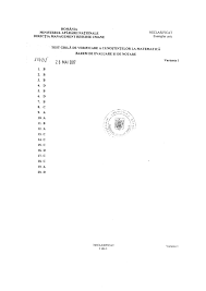2017, până la ora 14.00, candidaţii declaraţi,, admis la testul grilă de verificare a cunoştinţelor se vor prezenta în colegiu cu fişa de înscriere şi foaia vreau sa dau la anul' la liceu militar din breaza.stiu ca trebuie sa dau probele sportive dar nu stiu in ce constau ele (sunt fata) cine ma poate ajuta funda. Admitere In Colegiul National Militar Tudor Vladimirescu Craiova Testele Pentru Limba Romana Si Matematica Romania Military