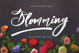 Chicano includes uppercase and lowercase letters, numerals, a large range of punctuation and ligatures. Blomming From Fontbundles Net Free Fonts Download Best Free Fonts Free Script Fonts