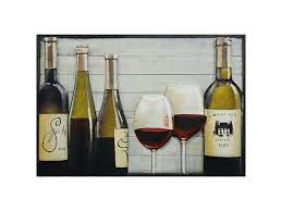 5 out of 5 stars. Wine Bottles Metal Wall Art Wine Glasses 3d Metal Wall Hanging