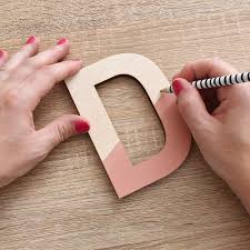 Decorative wooden letter for baby shower, bridal shower, or nursery ~ 6 inch ~ personalized with assorted pearls and vintage flower detail. How To Make Diy Wood Burned Nursery Letters Craftcuts Com