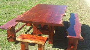 Tabla De Cedro Comedor Rustico Mesa De Granja Mesa De Borde Vivo Conjunto De Comidas De Cedro Mesa De Caballete Mesa De Comedor Rustic Dining Set Cedar Table Living Table