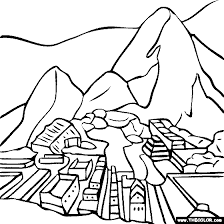100 Free Coloring Page Of Famous Landmark Machu Picchu Color This Famous Place And Many More You Can Save You Machu Picchu Peru Macchu Picchu Machu Picchu
