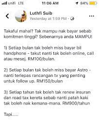 Jual semula produk hot ni. Thread By Luthfimy Takaful Mahal Tak Mampu Sebab Komitmen Banyak Semak Perbelanjaan Bulanan Anda Kalau Boleh Belanja Untuk Kehendak Kenapa Tak Boleh Ambi