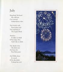 July From A Child S Calendar Poems By John Updike And Illustrations By Trina Schart Hyman Http Readmeastorynow Blo Childrens Poems Summer Poems Kids Poems