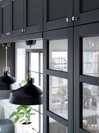 First, i always cut or purchase my panels at a size so that they will extend past the edge of the box to cover the thickness of the door. A Kitchen With A Classic And Rustic Look Ikea Lerhyttan Dining Design Ikea Lerhyttan Kitchen