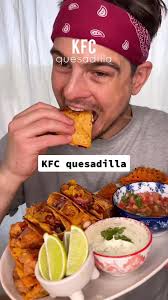 Delicious KFC Quesadilla with Cheddar & BBQ Recipe