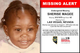 Sherise Magee Age Now 42 Missing 08 01 1975 Missing From Las Vegas Nv Anyone Having Information Should Contact Las Vegas Metropolitan Police Department