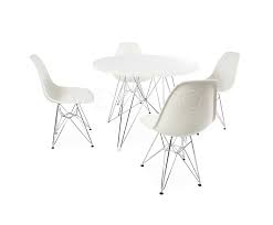 Eur 256.07 to eur 500.49. Round Eiffel Table 4 Dsr Chairs Inspired By Designs Of Charles Ray Eames Vertigo Interiors
