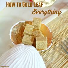 Gold leaf is gold that has been hammered into thin sheets (usually around 0.1 µm thick) by goldbeating and is often used for gilding. How To Gold Leaf Anything The Reaganskopp Homestead
