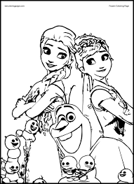 Download or print this amazing coloring page: Free Printable Frozen Coloring Pages Anna And Elsa Novocom Top