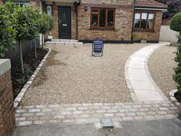 New block paving, gravel driveway and santone patio in dodford, bromsgrove. Gravel Driveways The Paving People