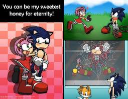 sonic and amy comic! LOL - Sonic and Amy litrato (18536814) - Fanpop