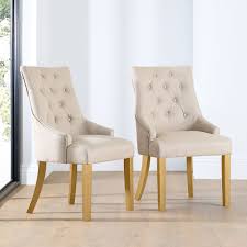 Choose from contactless same day delivery, drive up and more. Duke Oatmeal Fabric Button Back Dining Chair Oak Leg Furniture And Choice