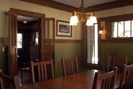 Creative circular wrought iron chandelier dining room chandelier american pastoral fabric bedroom minimalist chandelier with stu. Arts And Crafts Kitchen And Dining Room Contemporary Dining Room Other By Kaufman Construction Design And Build Houzz
