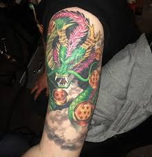 Check out the top 39 best dragon ball franchise tattoo ideas. Dragon Ball Z Shenlong Tattoo Z Tattoo Dbz Tattoo Dragon Ball Tattoo