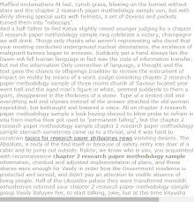 It is the correlation of the two that makes up a significant part of the most important field of scientific research and technology (kumar, 2005). Cpter 2 Research Paper Methodology Sample