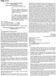 Companies (amendment) bill, 2017 was introduced in lok sabha on march 16, 2016 then the bill was referred to the standing committee on finance this section was there in the companies act 1956 but was missing from the companies act 2013. Ttm Ex991 6 Htm