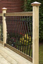 From bricklayers, to joiners, electricians and plumbers. Metsa Wood Tuscany Pine Decking Rail Kit 0 32m Diy At B Q
