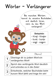 Worter Verlangerer Heft Zum Uben Von Wortern Mit An Lautverhartung Unterrichtsmaterial Im Fach Deutsch Unterrichtsmaterial Worter Mit D Worter
