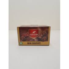 Chocolat au lait fourré crème confiseur (56%) aux noisettes et amandes. Mini Bouchee Lait Cote D Or