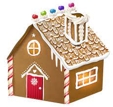 Gingerbread House Png Clipart Image Lebkuchenhaus Weihnachten Clipart