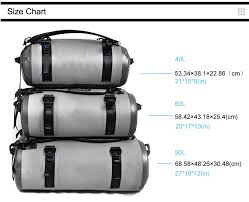 Us 49 13 47 Off Large 40l 60l 90l Motorcycle Tail Bag Waterproof Backpack Dry Duffel Bag Travel Bag For Scuba And Snorkeling Swimming Beach In