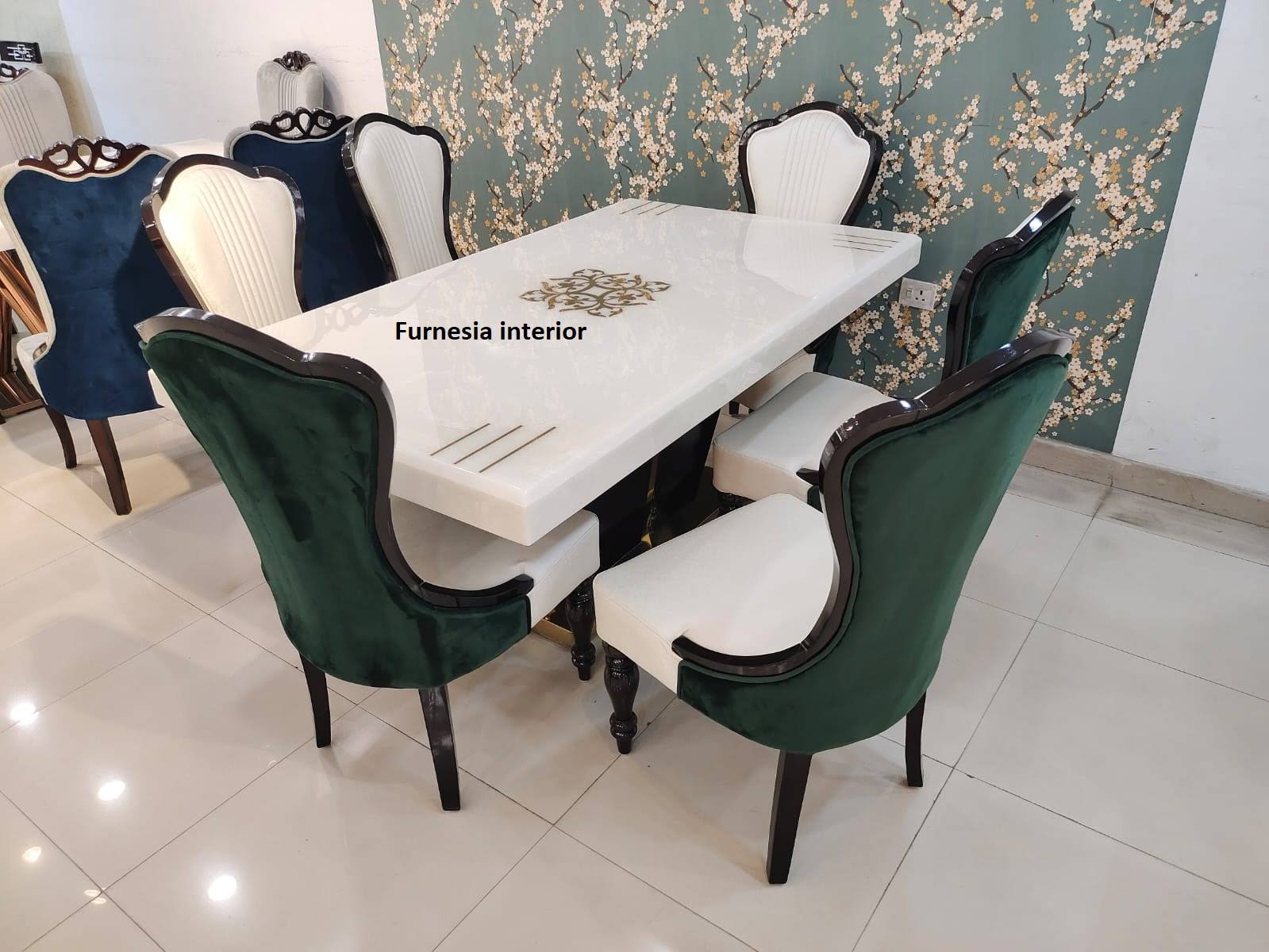Luxury Onyx Top Dining Table