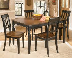 Owingsville 5 Piece Dining Set Black Brown Rectangular Dining Room Table Dining Room Table Dining Room Sets