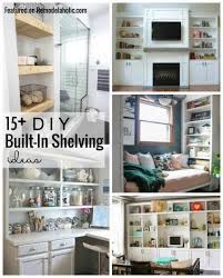 The great thing with an attic space like this is that the slanted ceiling. Remodelaholic 15 Diy Built In Shelving Ideas