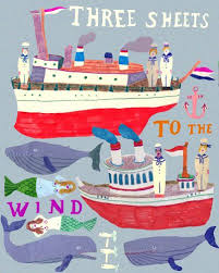 I Found A Sailor S Phrase List And Been Amusing Myself With Drawing The Sea Ever Since Sea Illustration Graphic Design Illustration Illustration Design