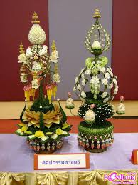 พานไหว คร thai floral style gorgeous งานฝ ม อ diy และงานฝ ม อ ไอเด ยงานฝ ม อ