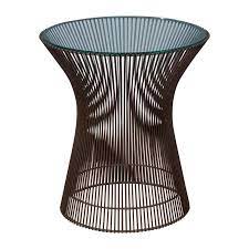 About the warren platner side table. Warren Platner Bronze Side Table For Knoll For Sale At 1stdibs