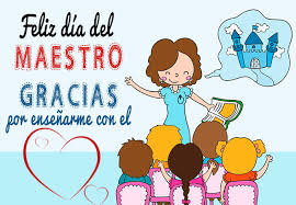 Feliz día maestros vector ilustración de dibujos animados maestro oso en gafas y corbata puntero de celebración cerca de pizarra y niña de la escuela con hojas ramo sentado en los libros de la pila en blanco. Dibujo Dia Del Maestro