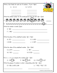 grade 3 math review worksheet