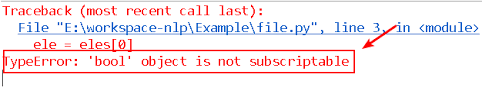 Fix Typeerror Bool Object Is Not Subscriptable In Python Python Tutorial