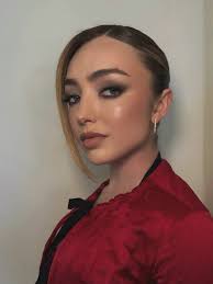 Missed this gorgeous gal! ♥️: @PeytonList X @Netflix #TUDUM . Makeup:  @allanface Makeup Assistant: @rubyvo_ Hair: @glencocoforhair Hair  Assistant: @madeline Stylist: @_laurengray_ . #PeytonList #Netflix  #cobrakai #allanface