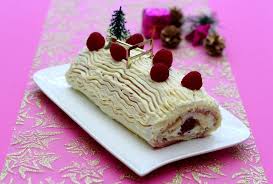 Buche Au Mascarpone Chocolat Blanc Et Framboises Amandine Cooking Chocolat Blanc Mascarpone Chocolat Chocolat
