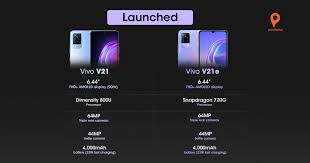 Vivo v21e 5g with mediatek dimensity 700 soc, 44w fast charging launched in india: Vivo V21 Vivo V21e With 44mp Selfie Cameras 4 000mah Batteries Launched Price Specifications Pricebaba Com Daily