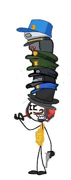 Reginald Copperbottom But I Decided He Needed More Hats Henrystickmin Anime Funny Girl With Hat Fan Art