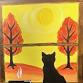 Chihuahua and Paint ~ Fall Feline event in Ferndale, WA