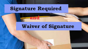 Generally, if the item including shipping is over $250, you need signature confirmation for your protection. What Is Usps Waiver Of Signature Signature Required