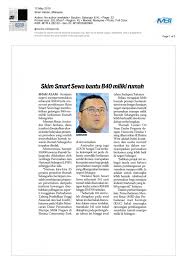 Ia merupakan inisiatif daripada kerajaan negeri. Skim Smart Sewa Bantu B40 Miliki Rumah Menteri Besar Selangor Incorporated