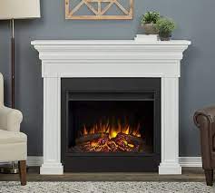 Then, it doesn't look authentic. Real Flame 56 Emerson Grand Electric Fireplace Pottery Barn