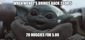 Wendy S Made Baby Yoda Happy R Babyyoda Baby Yoda Grogu In 2021 Yoda Funny Yoda Star Wars Memes