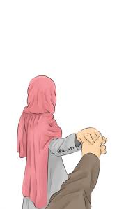 Foto animasi couple muslim terbaru galeri kartun. Hijab Drawing