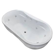 Rona carries the best bathtubs to help you with your bathroom projects: Universal Tubs Agate 6 Ft Whirlpool Tub In White The Home Depot Canada